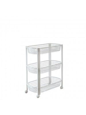 Стойка овощная на колёсах (3 секции)